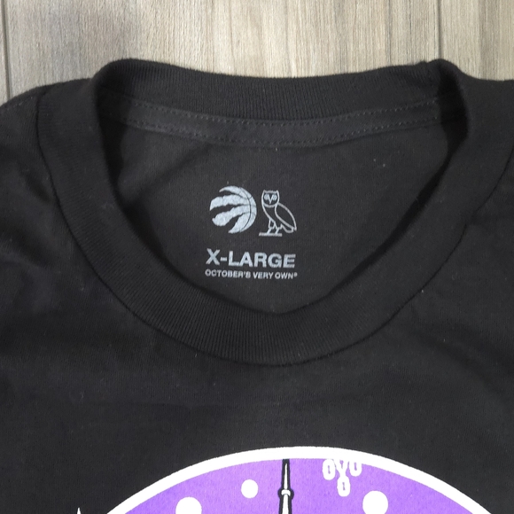 OVO X Toronto Raptors Long Sleeve Shirt - Size XL - Picture 4 of 4